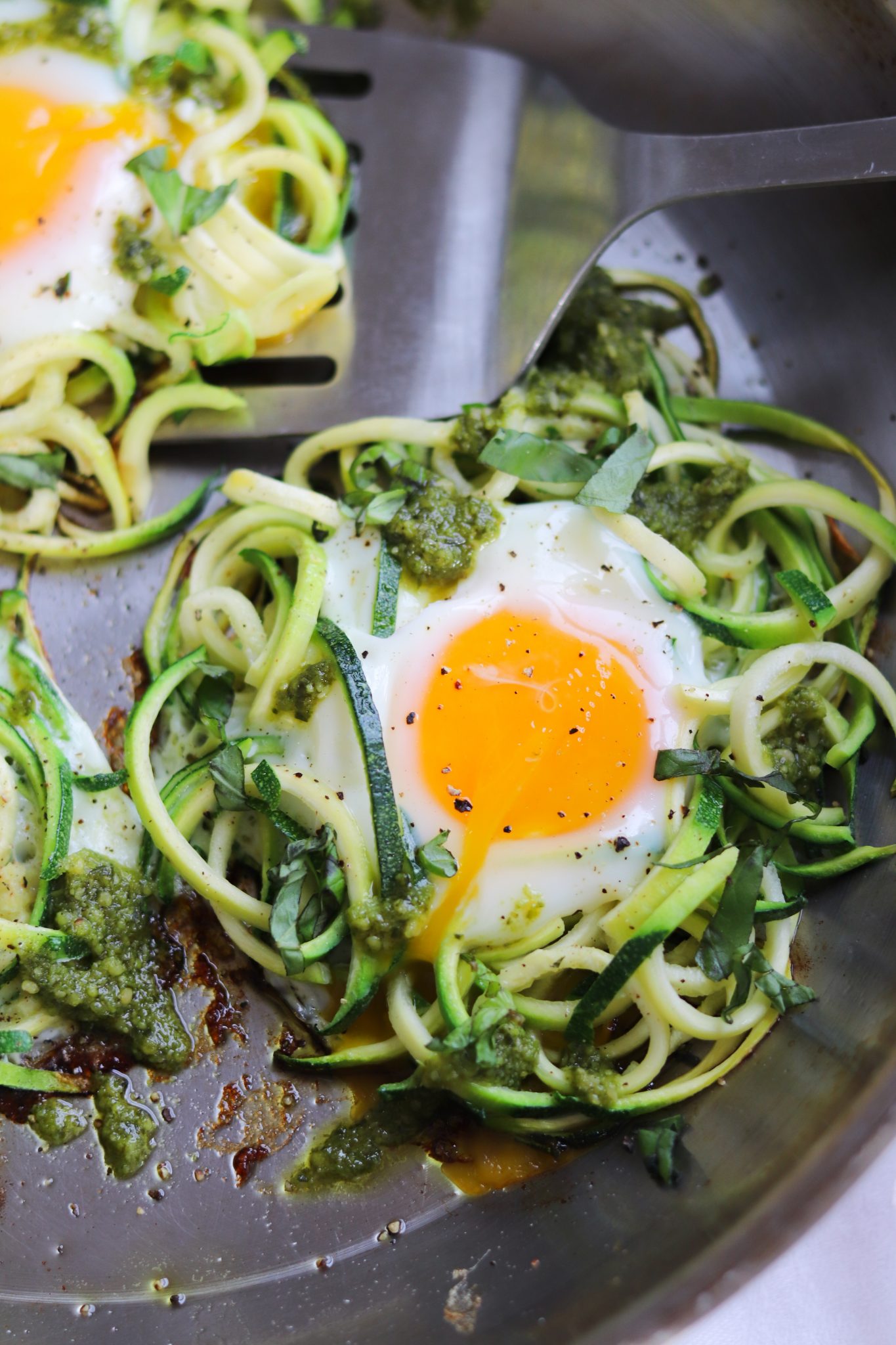 Zoodle Egg Nests (Low Carb & Gluten Free)