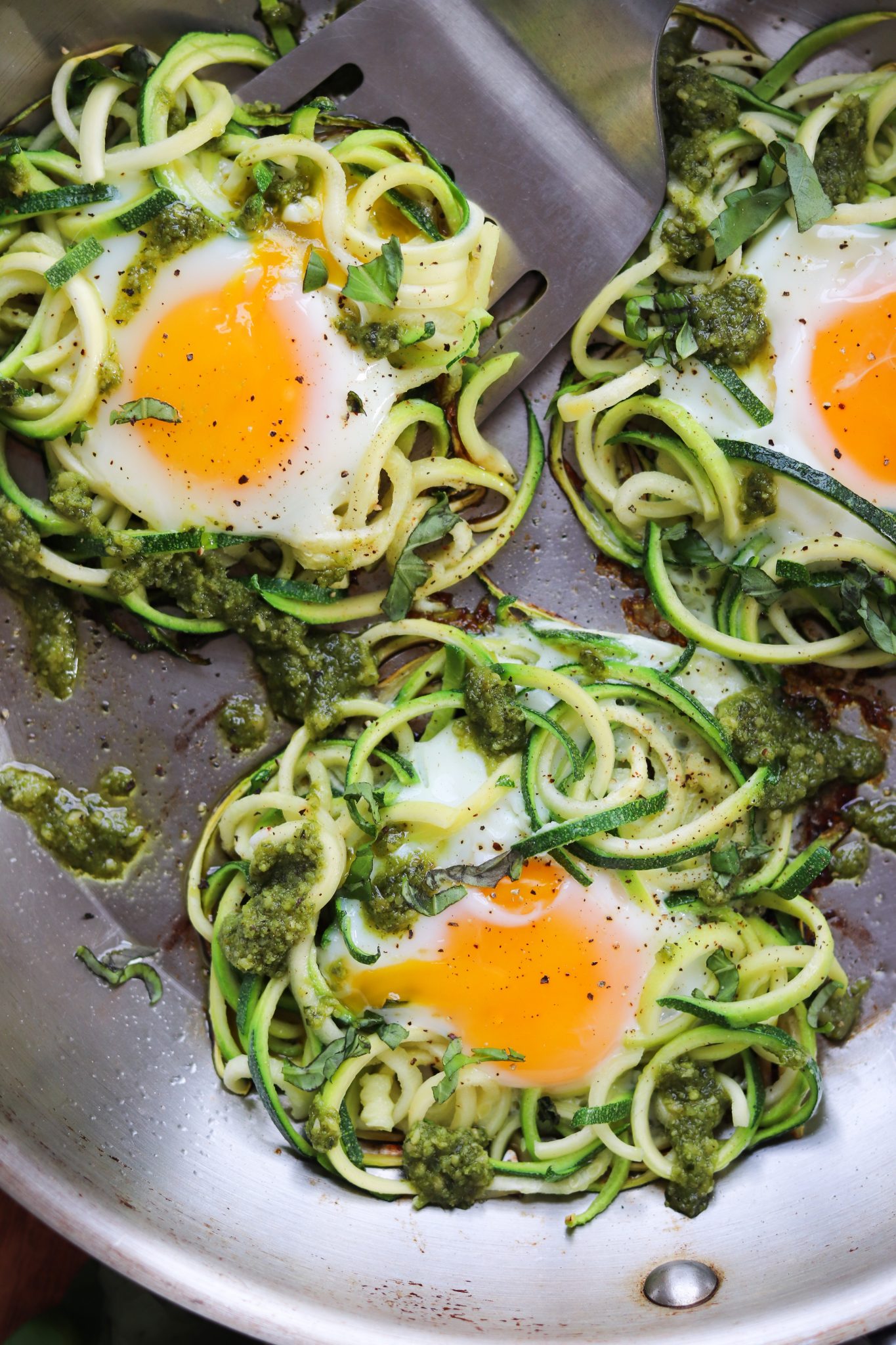 Zoodle Egg Nests (Low Carb & Gluten Free)