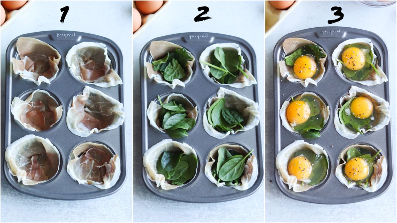 Prosciutto Egg Cups (Air Fryer or Oven) Cook At Home Mom