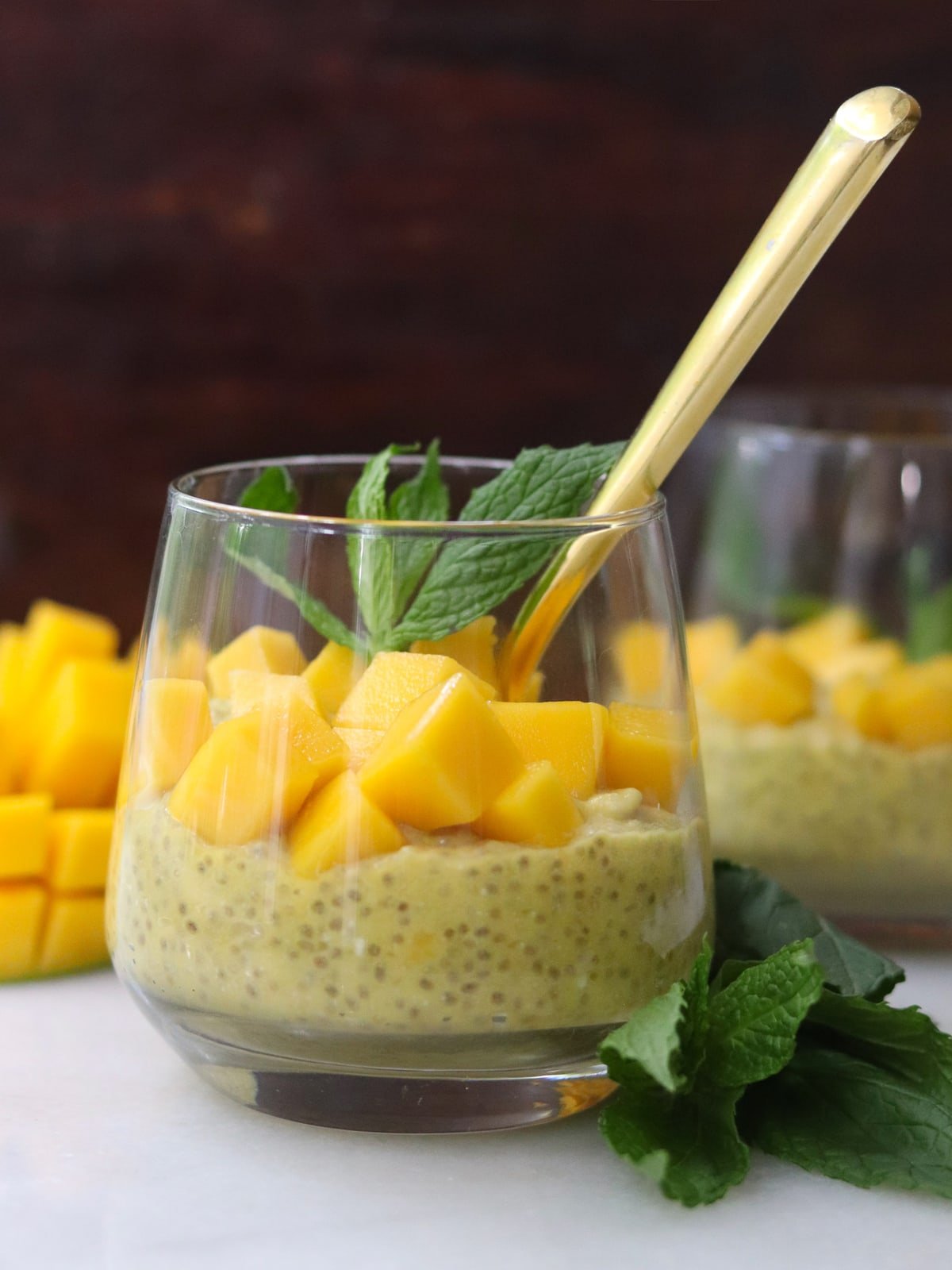 Mango Chia Pudding (Paleo, Vegan) - At