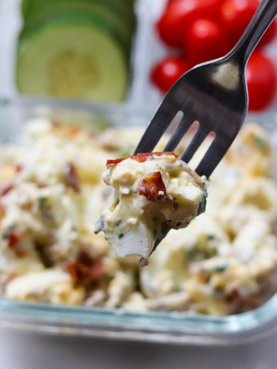 Keto Egg Salad with Bacon Cook At Home Mom