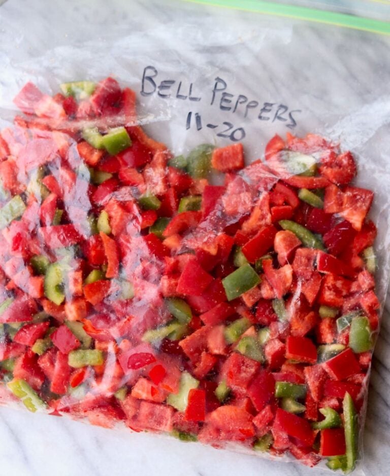 How to Freeze Bell Peppers the Easy Way! Cook At Home Mom