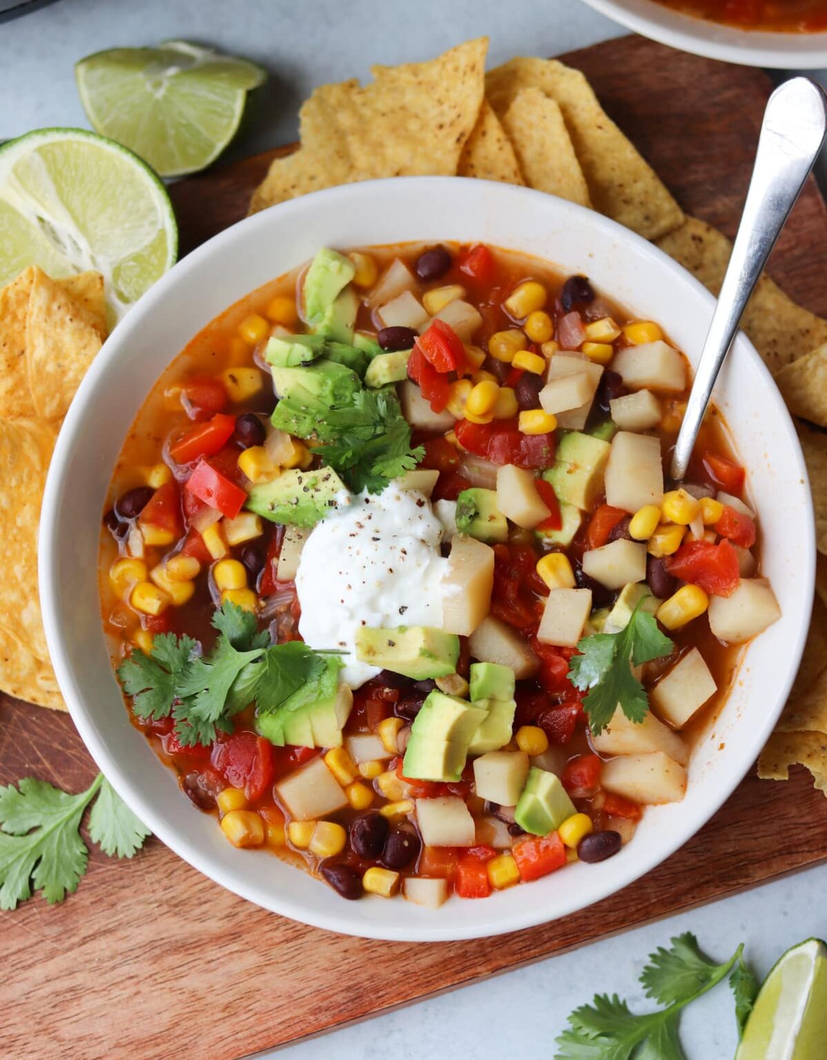 Instant Pot Mexican Vegetable Soup Cook At Home Mom