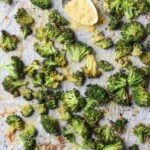Roasted broccoli with nutritional yeast and ghee