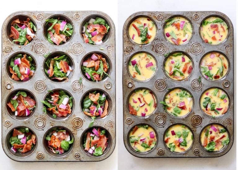 Bacon and Spinach Egg Muffins Keto & Whole30 Cook At Home Mom