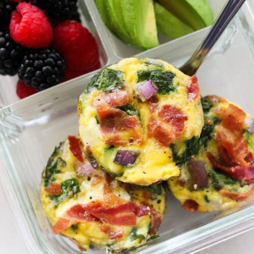 Bacon and Spinach Egg Muffins Keto & Whole30 Cook At Home Mom