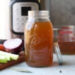 This recipe for instant pot chicken noodle soup incorporates the flavorful addition of Instant Pot vegetable stock.