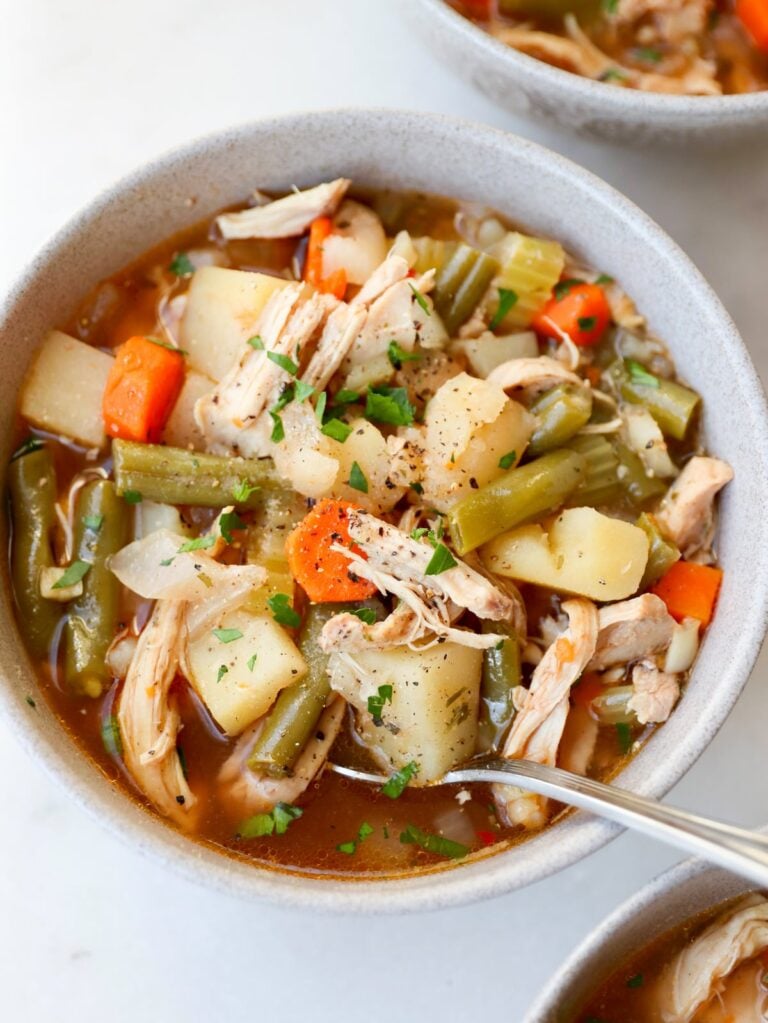 Slow Cooker Chicken Stew - Cook At Home Mom