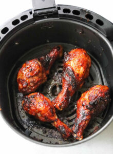 Air Fryer BBQ Chicken Drumsticks Cook At Home Mom