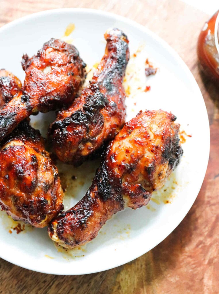 Air Fryer BBQ Chicken Drumsticks Cook At Home Mom