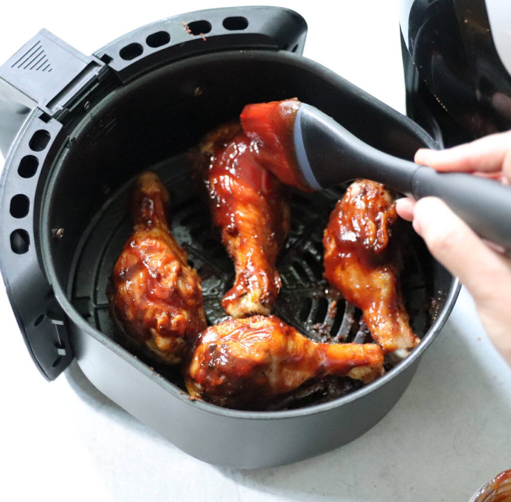 Air Fryer BBQ Chicken Drumsticks Cook At Home Mom