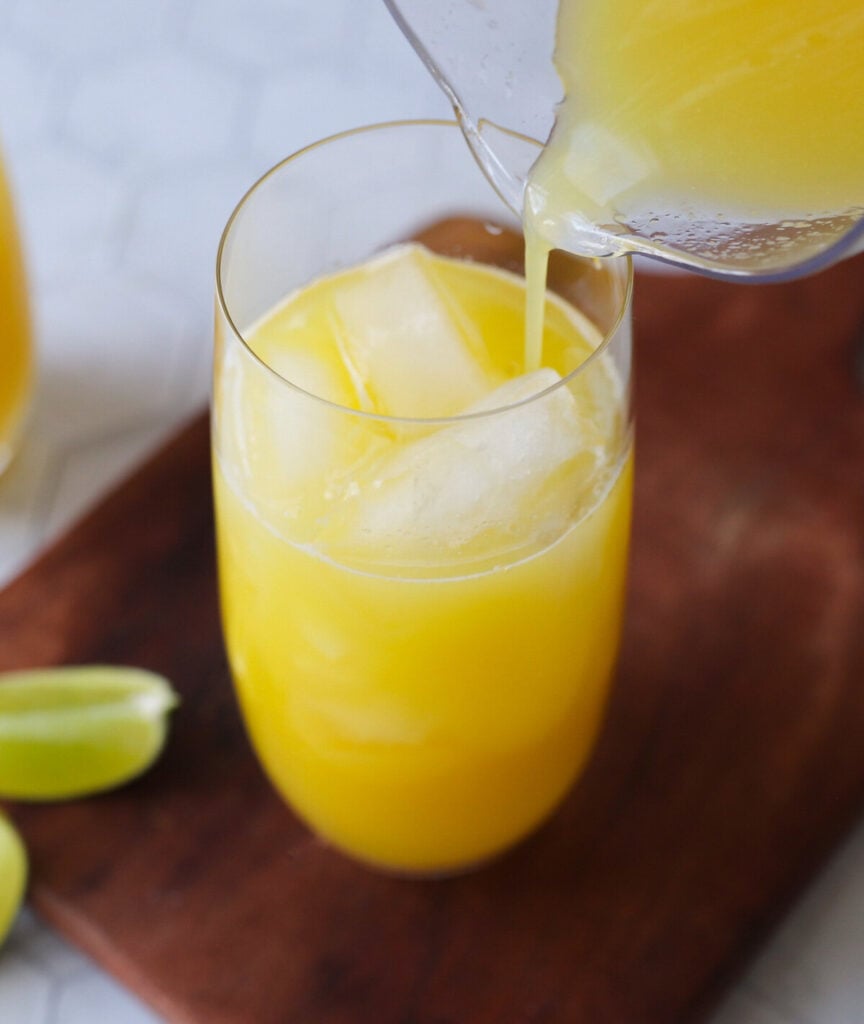 Fresh Pineapple Ginger Juice Cook At Home Mom