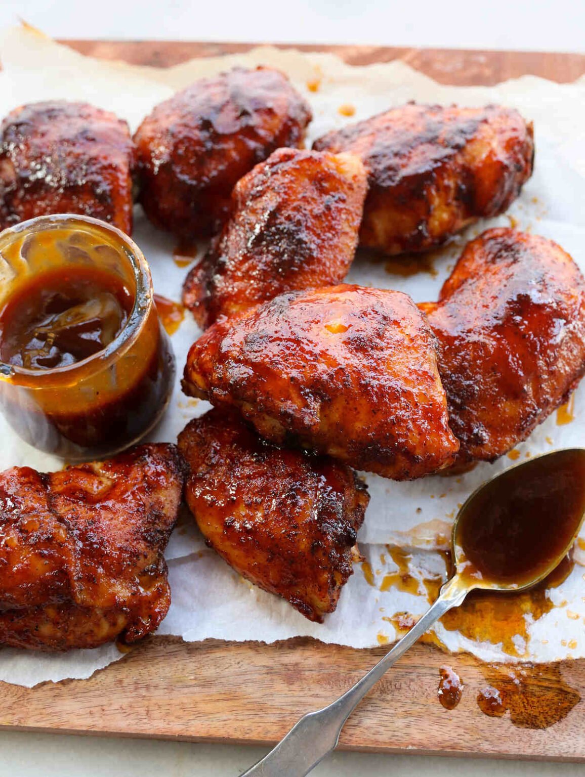 BBQ Chicken Thighs Cook At Home Mom