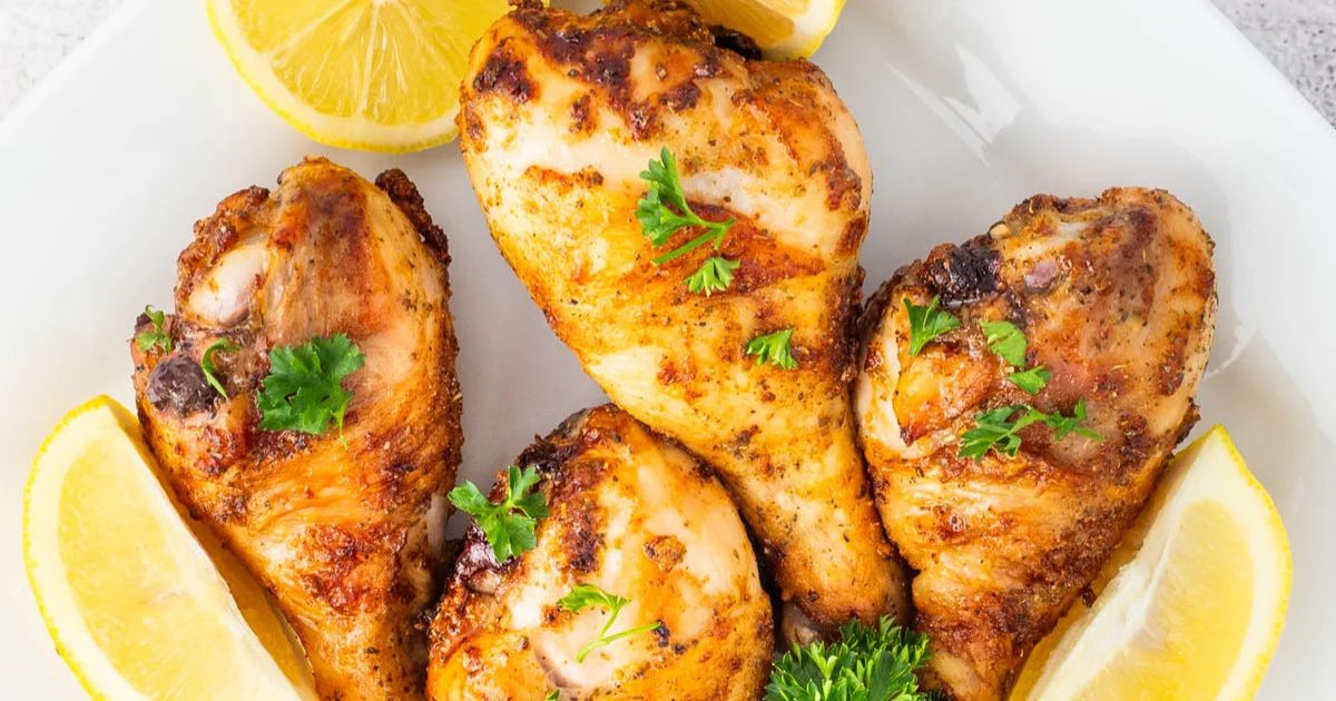 Air Fryer Chicken Drumsticks | Cook At Home Mom