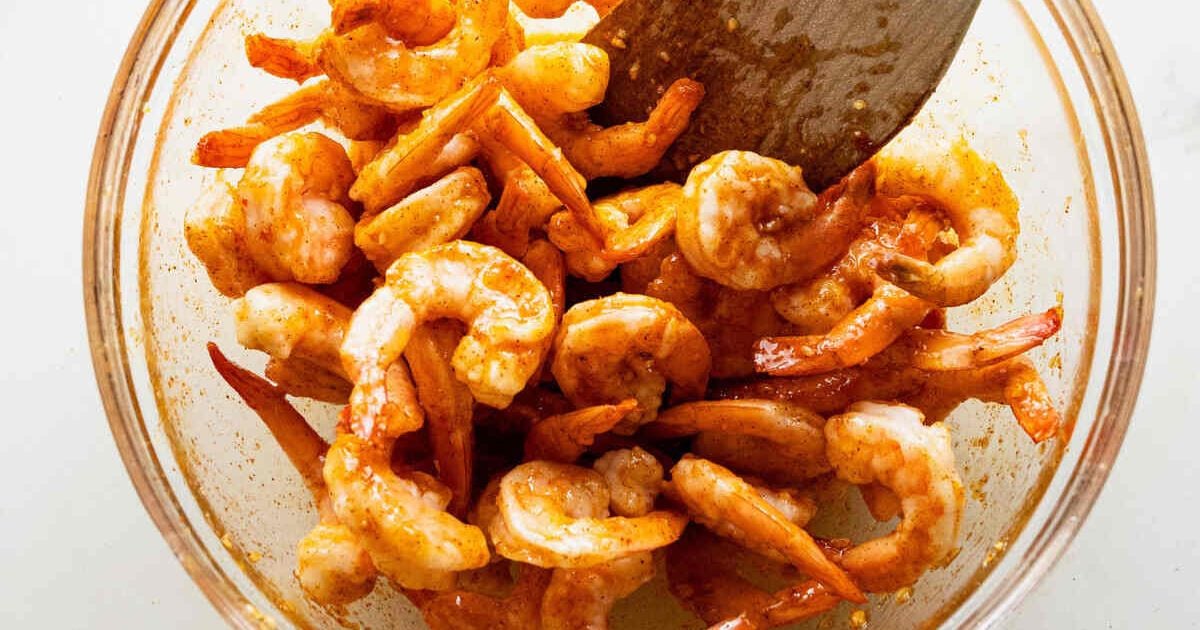 Air Fryer Frozen Shrimp [cookathomemom.com]