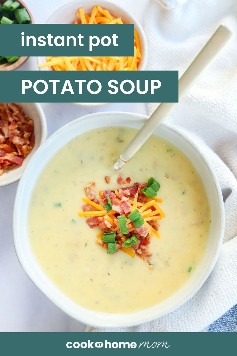 Instant Pot Potato Soup - Easy Soup Recipe for Winter