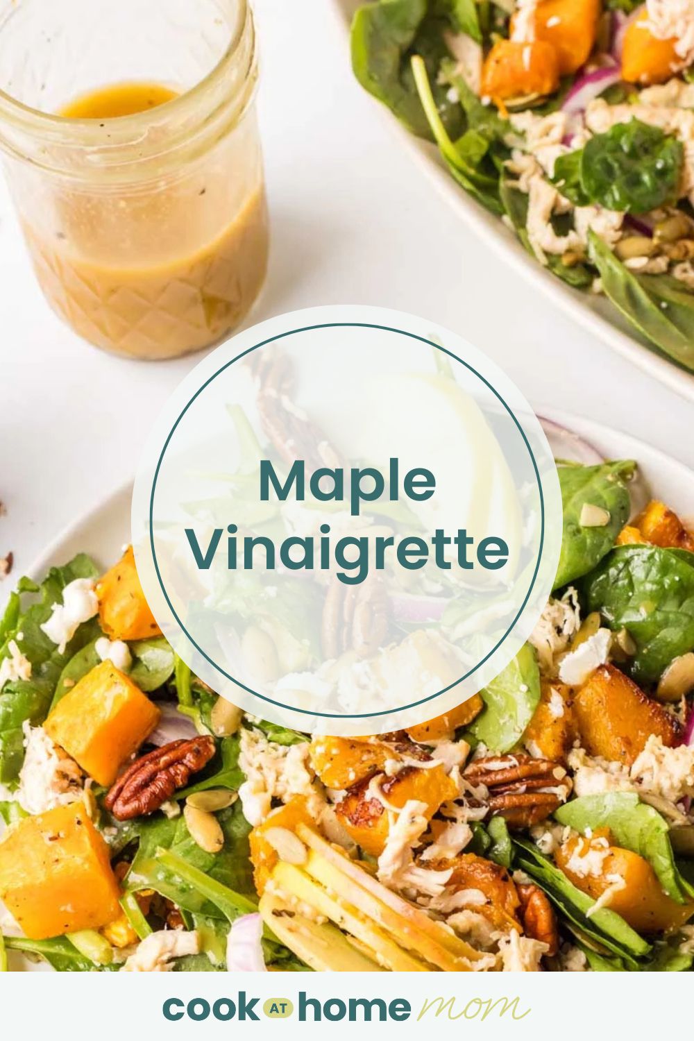 Easy Maple Vinaigrette | Cook At Home Mom